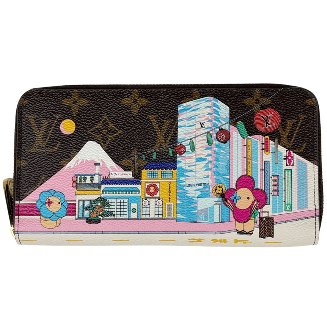 Louis Vuitton Zippy Wallet Long Holiday Collection Vivienne Monogram Brown Blue M81630 Women's: --- Catalog ---Category: SizeSize (HxWxD): 10.5cm x 19.5cm x 1.5cm / 4.13'' x 7.67'' x 0.59''Category: DesignType: Long wallet (bi-fold)Color: Blue, BrownGender: WomenMaterial: Monogram Category: Gene