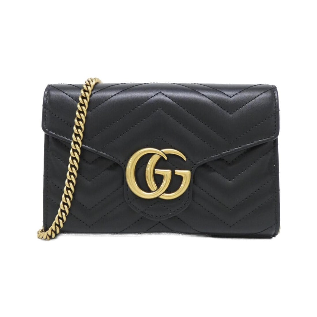 Gucci GG Marmont 474575 DTD1T Shoulder Bag: --- Catalog ---Category: SizeSize (HxWxD): 14cm x 20cm x 5cm / 5.51'' x 7.87'' x 1.96''Category: DesignType: Shoulder bagColor: BlackGender: WomenMaterial: Quilting , Leather Category: GeneralMPN: