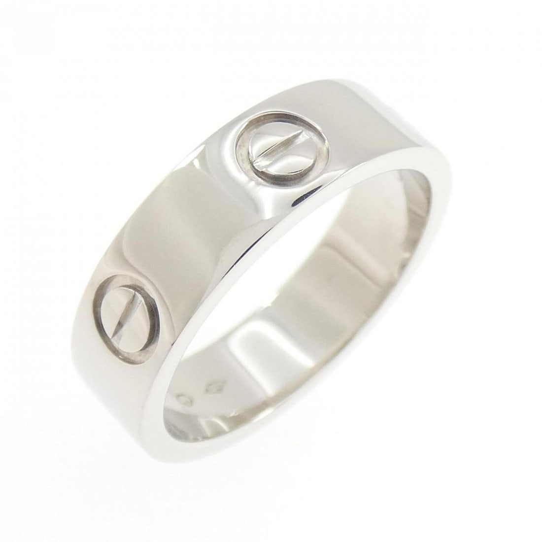 Cartier Love Ring: --- Catalog ---Category: SizeUS Size: 7Brand Size: 54Category: DesignType: Band ringColor: PlatinumGender: WomenMaterial: Platinum 950Category: GeneralMPN: B4084900Brand: Cartier--- Item List