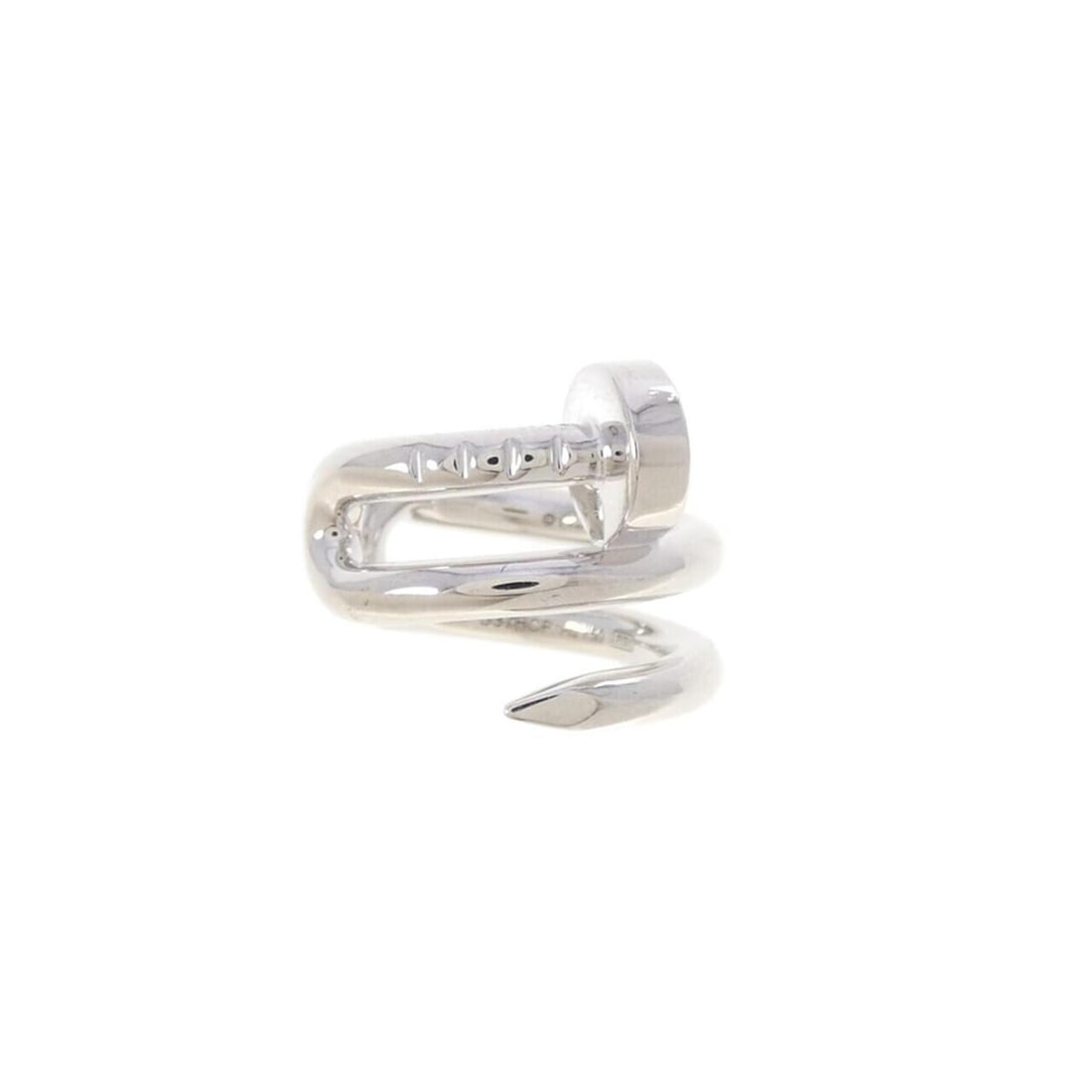 Cartier Juste un Clou Ear Cuff (Single Ear): --- Catalog ---Category: SizeSize (HxWxD): 11.60mm x 14.30mm / 0.46'' x 0.56''Category: DesignType: EarcuffColor: White goldGender: WomenMaterial: White gold (18K)Single earring: YesCategory: