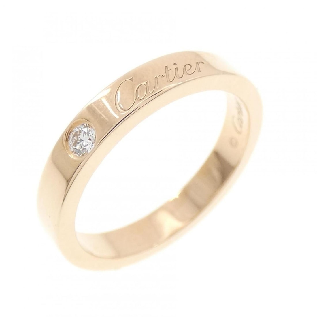 Cartier Wedding 1P Ring: --- Catalog ---Category: SizeUS Size: 4.5Brand Size: 48Category: DesignType: Band ringColor: Pink goldStone: DiamondGender: WomenMaterial: Pink gold (18K)Category: GeneralMPN: CRB4086400Brand: