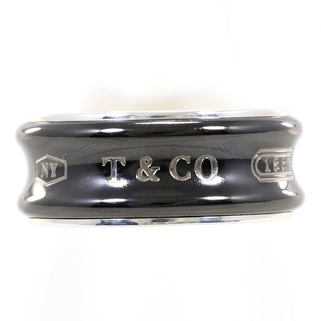 Tiffany & Co. 1837 Silver Ring, 1 piece, Total Weight 7.0g, Like New Condition. (1 of 14)