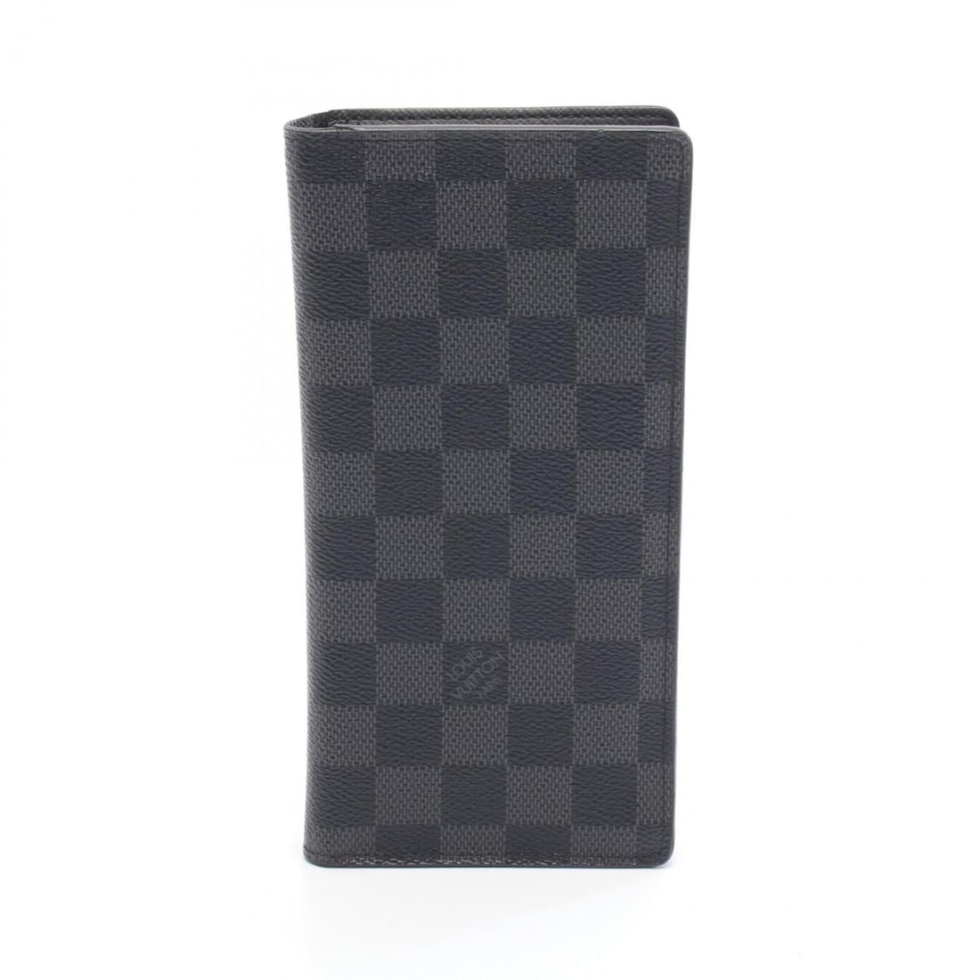 Louis Vuitton Portefeuille Brazza Damier Graphite Bi-fold Long Wallet, Leather, Men's, Black, N62665: --- Catalog ---Category: SizeSize (HxWxD): 19cm x 9.5cm x 2.5cm / 7.48'' x 3.74'' x 0.98''Category: DesignType: Long wallet (bi-fold)Color: BlackGender: MenMaterial: PVC , Leather Category: GeneralMPN