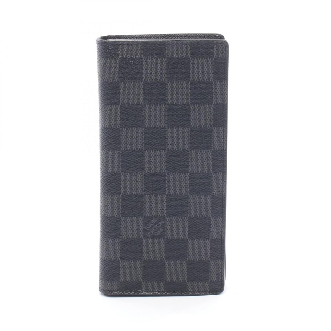 Louis Vuitton Portefeuille Brazza Damier Graphite Bi-fold Long Wallet, Leather, Men's, Black, N62665: --- Catalog ---Category: SizeSize (HxWxD): 19cm x 9.5cm x 2.5cm / 7.48'' x 3.74'' x 0.98''Category: DesignType: Long wallet (bi-fold)Color: BlackGender: MenMaterial: PVC , Leather Category: GeneralMPN