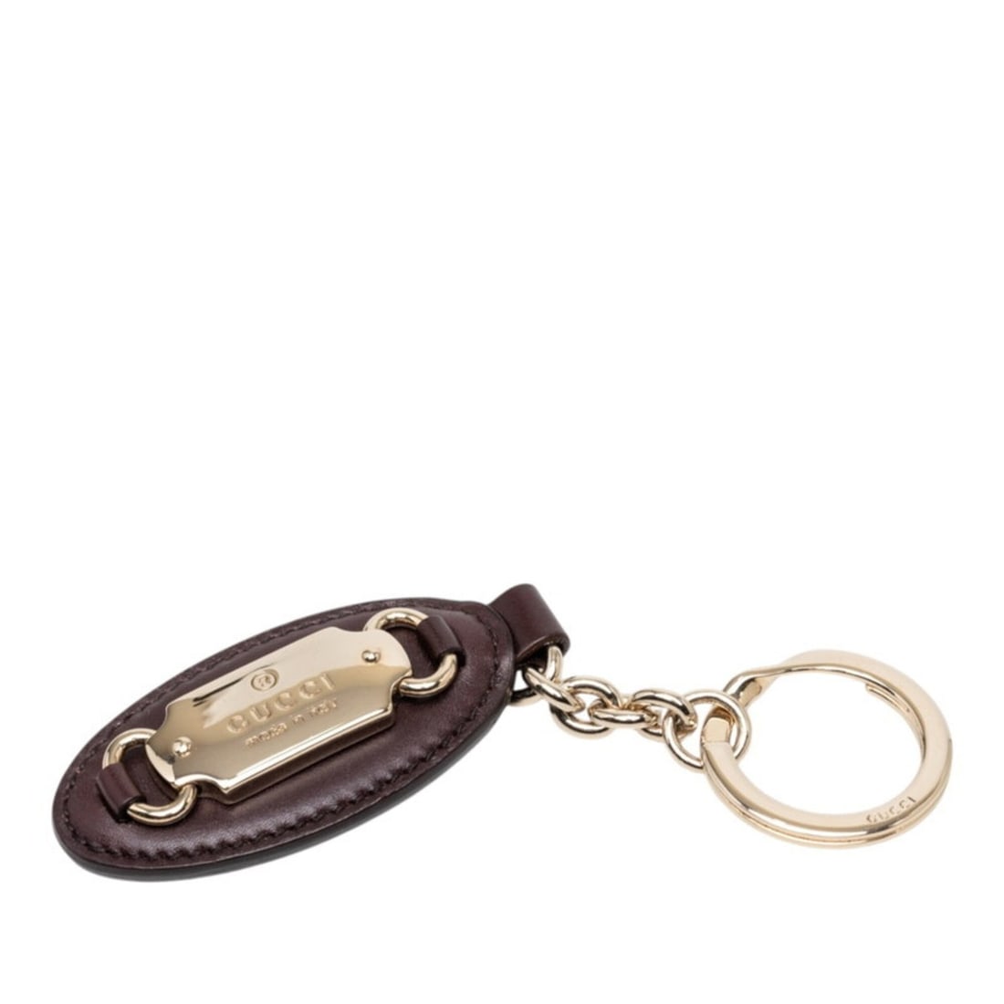 Gucci Guccissima Keychain Accessory Bag Charm Brown Gold Leather Plated Women's GUCCI: --- Catalog ---Category: SizeCharm Size: 13.5cm / 5.31''Category: DesignColor: BrownGender: WomenMaterial: LeatherCategory: GeneralBrand: Gucci--- Item List ---Section: ConditionRanking: Rank AB Used 