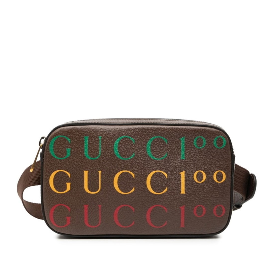 Gucci 100th Anniversary Logo Waist Bag/Body Bag 602695 Brown Leather Men's GUCCI: --- Catalog ---Category: SizeSize (HxWxD): 14cm x 25cm x 5cm / 5.51'' x 9.84'' x 1.96''Category: DesignType: Fanny packColor: BrownGender: MenMaterial: Leather Category: GeneralMPN: 602695Brand: Gucci