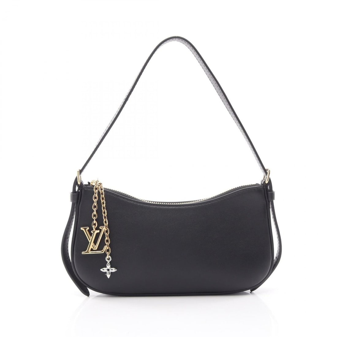Louis Vuitton LOUIS VUITTON Pochette LV Bloom Shoulder Bag Handbag Leather Women's Black M25525: --- Catalog ---Category: SizeSize (HxWxD): 11cm x 22cm x 3cm / 4.33'' x 8.66'' x 1.18''Category: DesignType: Handbag, Pochette, Shoulder bagColor: BlackGender: WomenMaterial: Leather Category: General