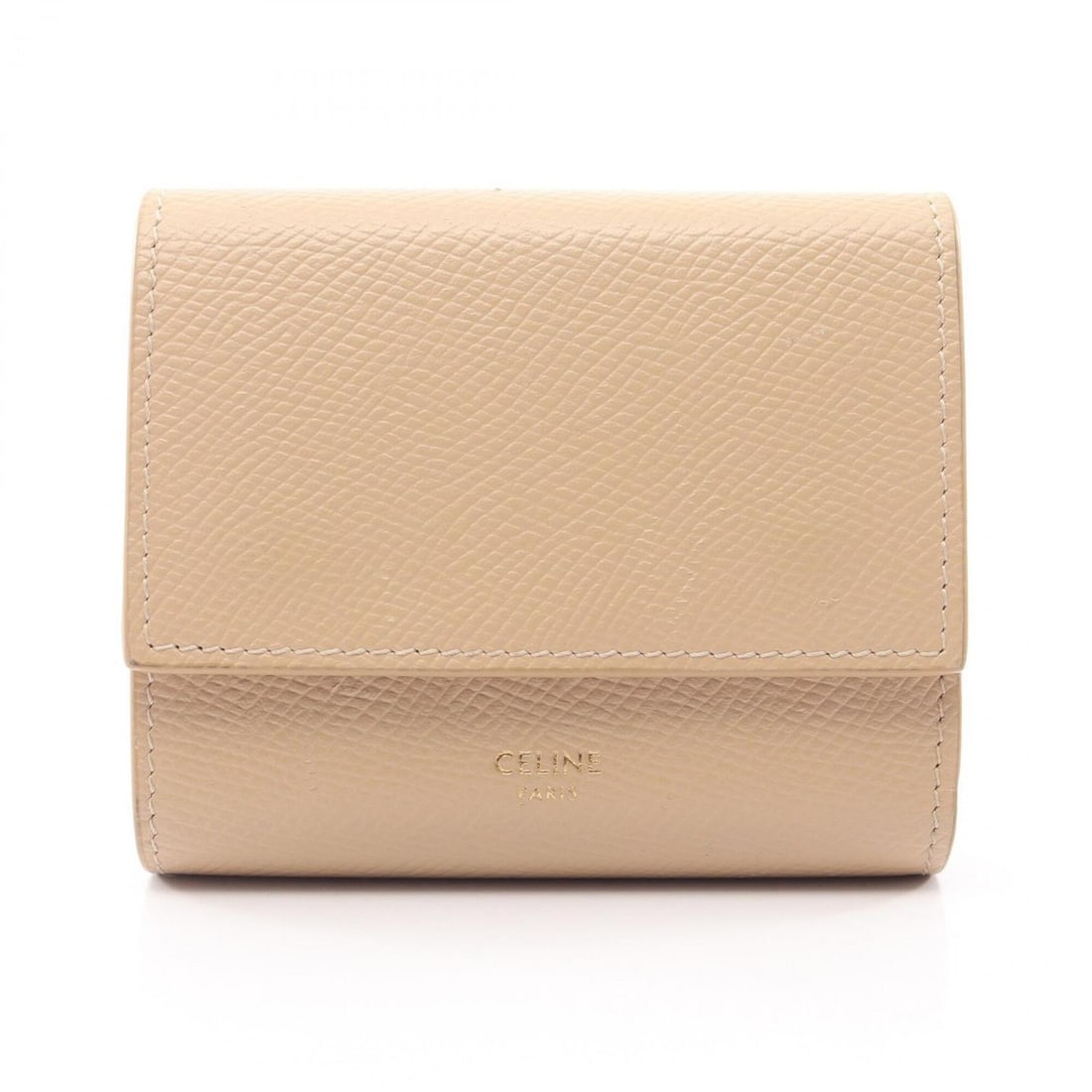 Celine Small Trifold Wallet, Leather, Women's, Beige, 10B573BEL: --- Catalog ---Category: SizeSize (HxWxD): 8.5cm x 10.5cm x 3.5cm / 3.34'' x 4.13'' x 1.37''Category: DesignType: Wallet (tri-fold)Color: BeigeGender: WomenMaterial: Leather Category: GeneralMPN: 10B5
