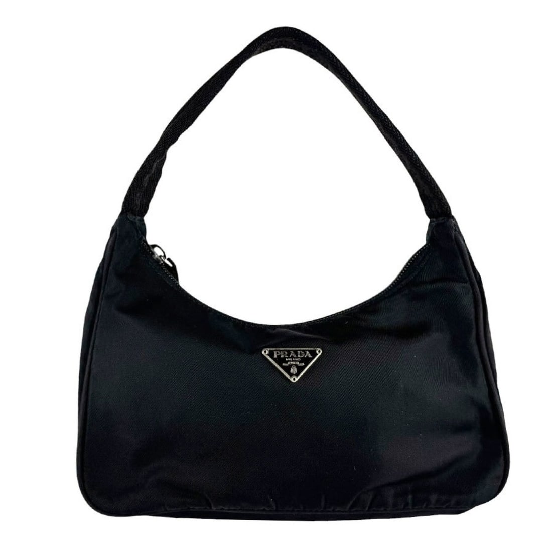 Prada handbag, nylon, black, women's, z10442: --- Catalog ---Category: SizeSize (HxWxD): 15cm x 22cm x 7cm / 5.9'' x 8.66'' x 2.75''Category: DesignType: HandbagColor: BlackGender: WomenMaterial: Nylon Category: GeneralBrand: PradaCountry of Orig