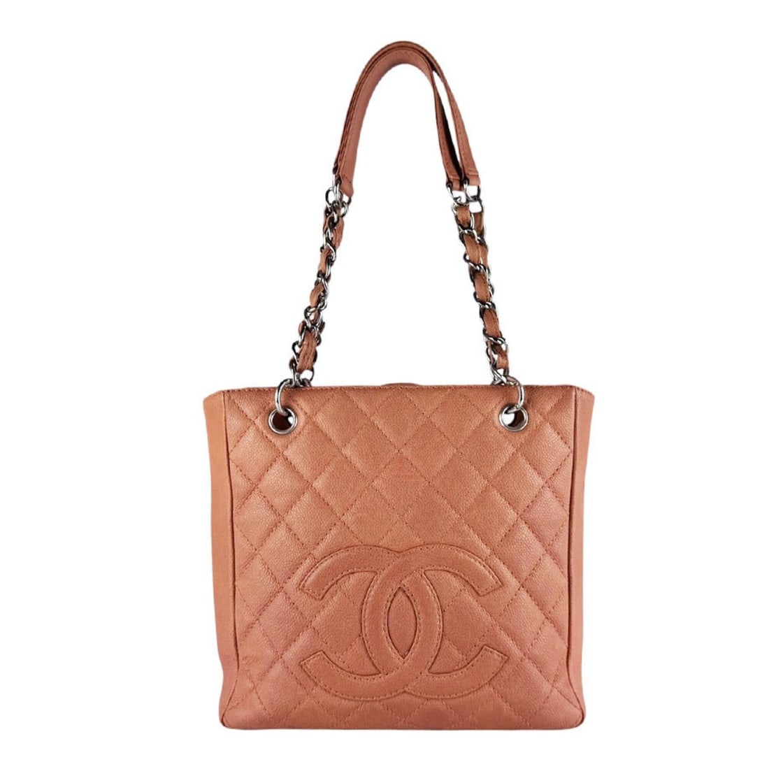 Chanel PST handbag, caviar leather, pink, women's, z10451: --- Catalog ---Category: SizeSize (HxWxD): 24cm x 30cm x 9cm / 9.44'' x 11.81'' x 3.54''Category: DesignType: HandbagColor: PinkGender: WomenMaterial: Grained Calfskin Category: GeneralBrand: ChanelCo