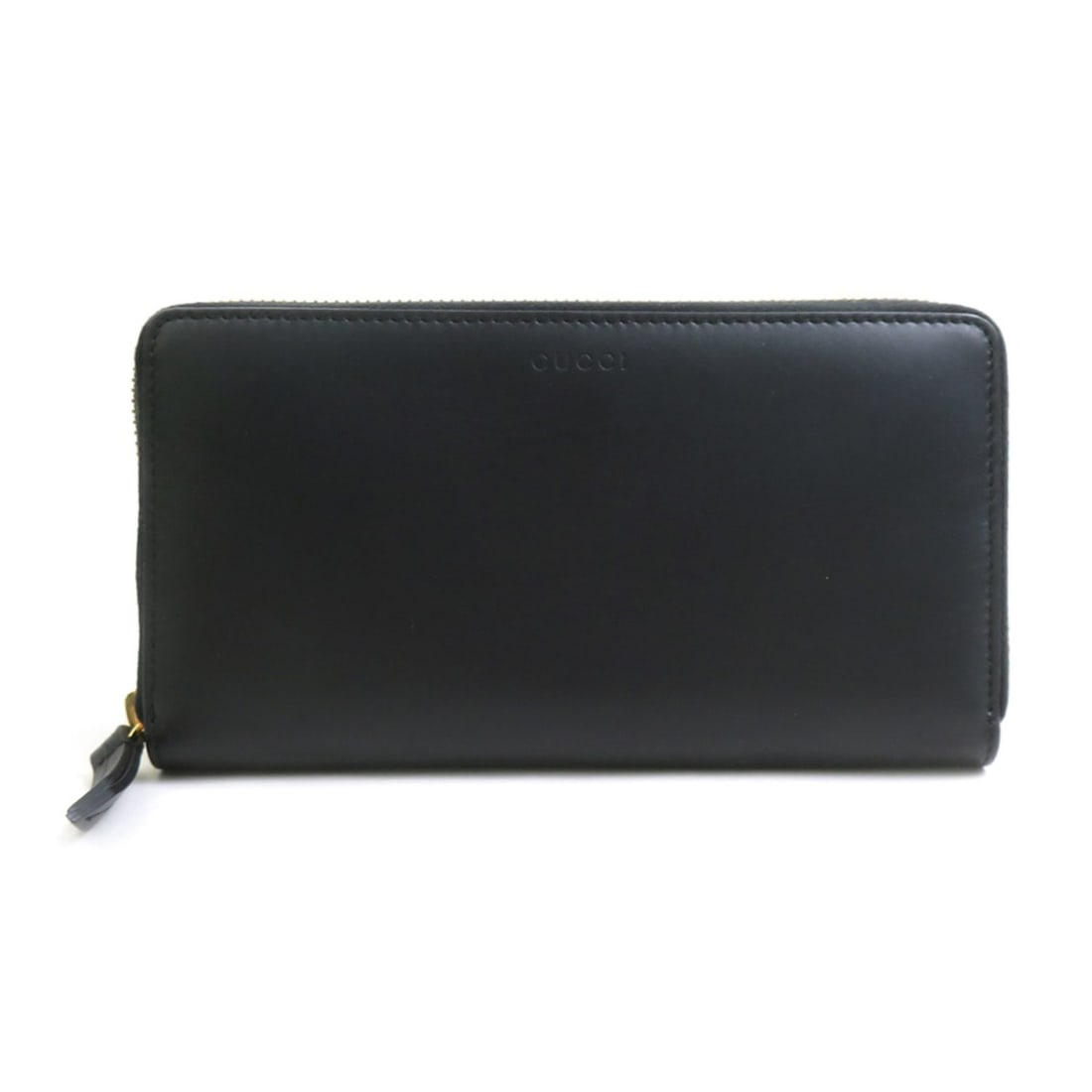 Gucci GUCCI Round Zip Long Wallet Leather Black Men's Women's 410102 h32342k: --- Catalog ---Category: SizeSize (HxWxD): 10cm x 18.5cm x 2.5cm / 3.93'' x 7.28'' x 0.98''Category: DesignType: Long wallet (bi-fold)Color: BlackGender: Men,WomenMaterial: Leather Category: GeneralMP