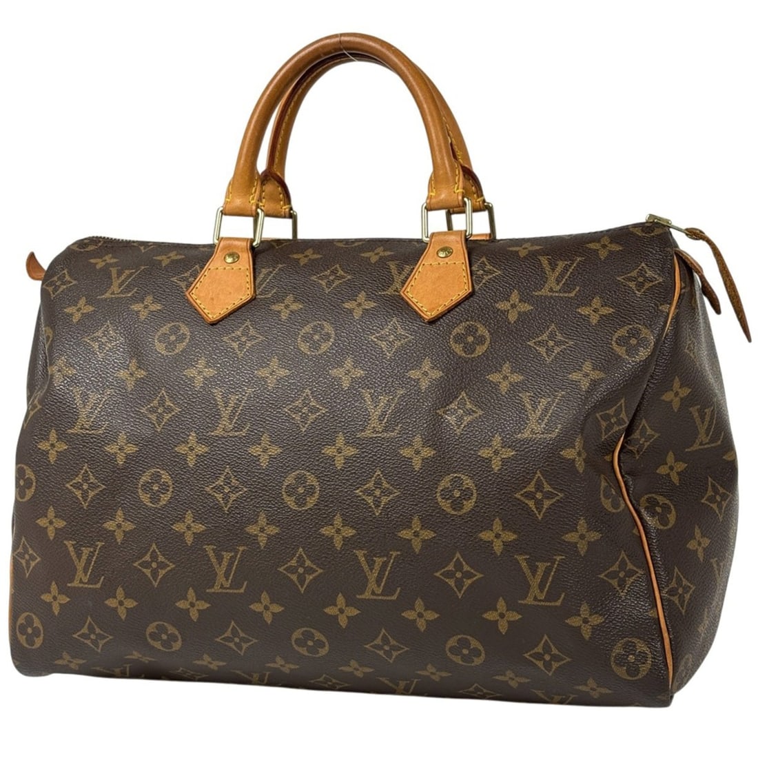 Louis Vuitton Speedy 35 Handbag Boston Bag Monogram Brown M41524 Women's: --- Catalog ---Category: SizeSize (HxWxD): 23cm x 35cm x 18cm / 9.05'' x 13.77'' x 7.08''Category: DesignType: Boston bag, HandbagColor: BrownGender: WomenMaterial: Monogram Category: GeneralLine: