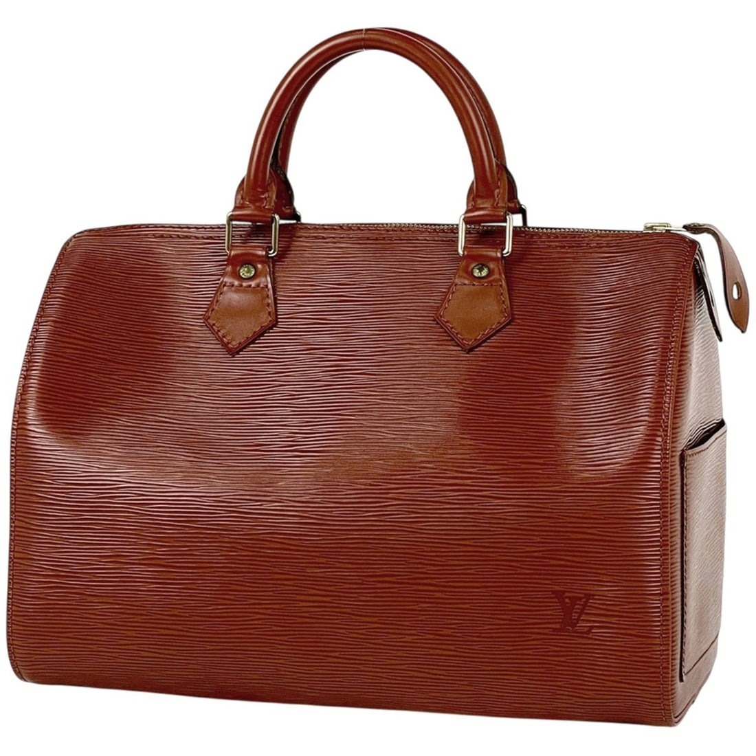 Louis Vuitton Speedy 30 Handbag Boston Bag Epi Kenya Brown M43003 Women's: --- Catalog ---Category: SizeSize (HxWxD): 21.5cm x 32cm x 16cm / 8.46'' x 12.59'' x 6.29''Category: DesignType: Boston bag, HandbagColor: Kenyan brownGender: WomenMaterial: Epi leather Category:
