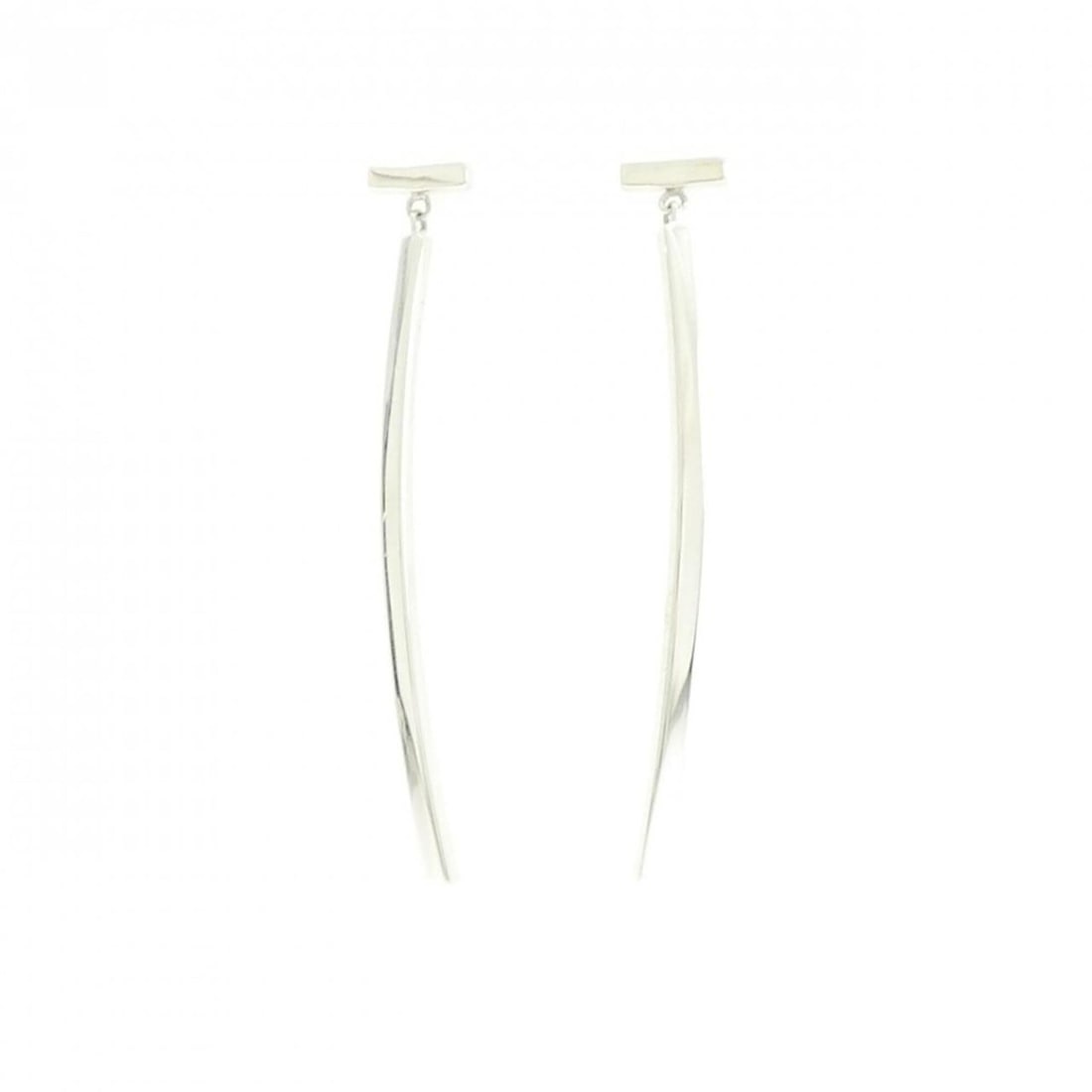 Tiffany T Wire Bar Earrings: --- Catalog ---Category: SizeSize (HxWxD): 42.80mm x 6.10mm / 1.69'' x 0.24''Category: DesignType: Stud earringsGender: WomenMaterial: Silver 925Category: GeneralBrand: Tiffany--- Item List