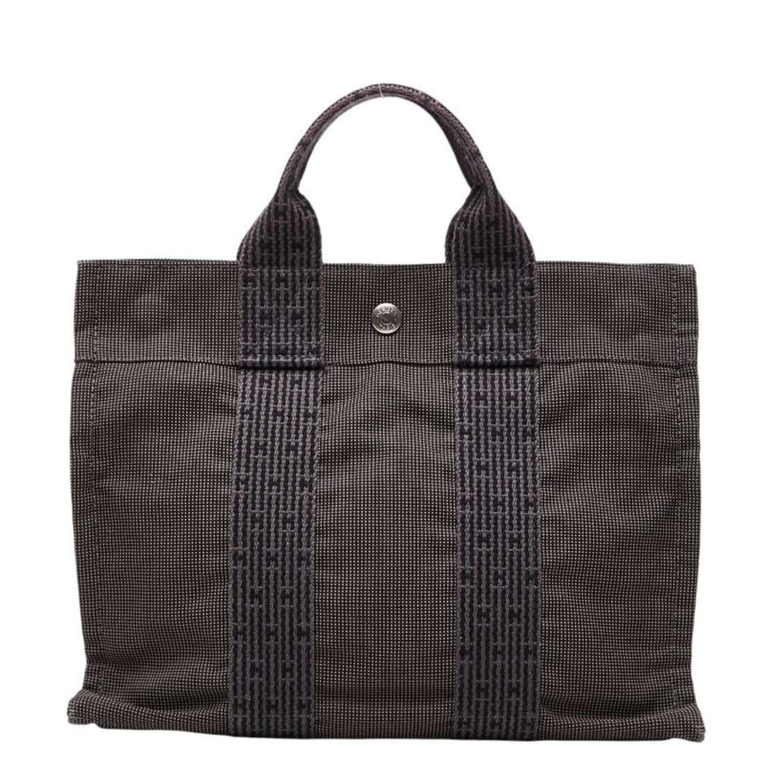 Hermes Herline Tote PM Handbag, Gray Canvas, Women's HERMES: --- Catalog ---Category: SizeSize (HxWxD): 24cm x 30cm x 8cm / 9.44'' x 11.81'' x 3.14''Category: DesignType: HandbagColor: GrayGender: WomenMaterial: Canvas Category: GeneralBrand: Hermes--- Item Lis