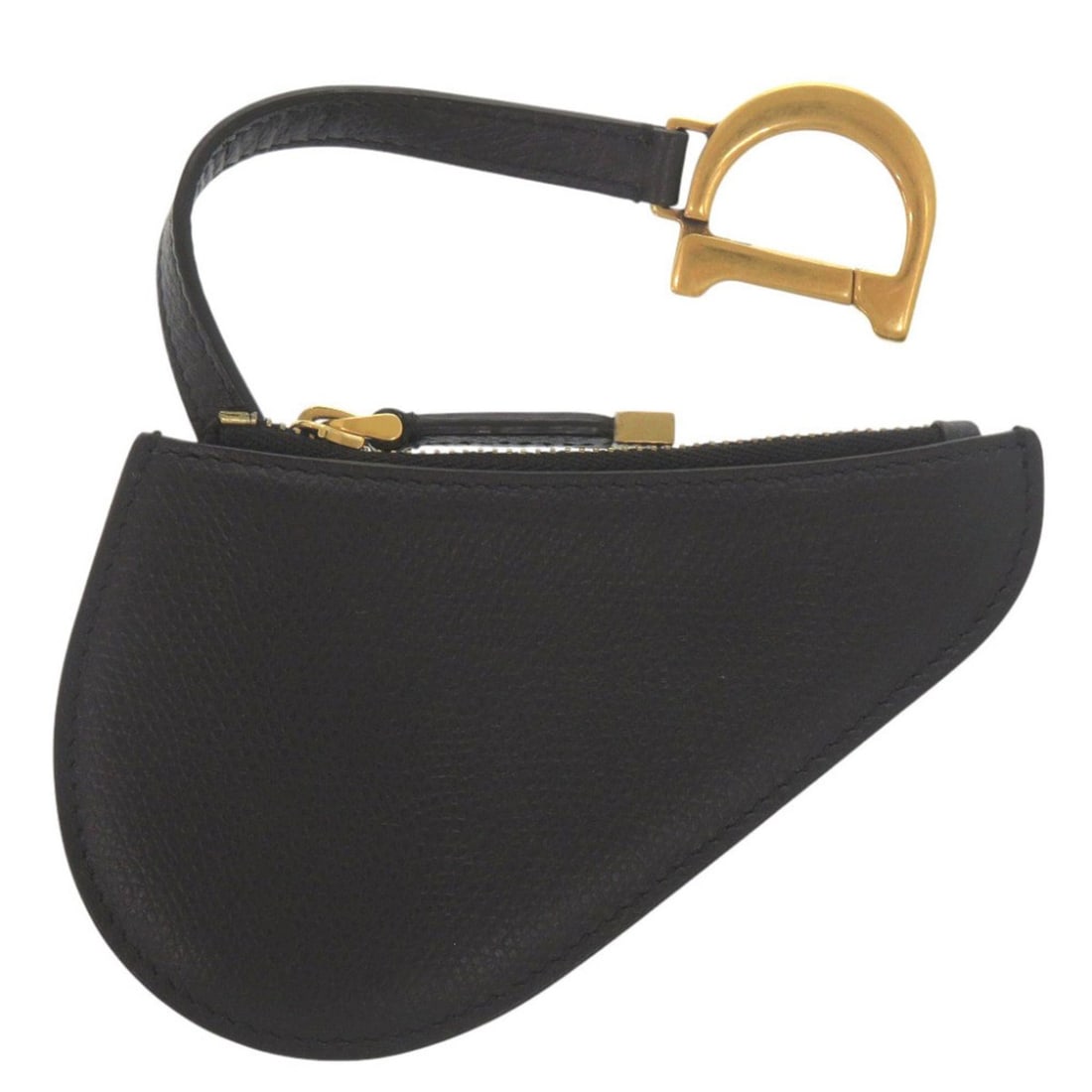 Christian Dior Saddle Leather Black Wallet/Coin Case/Key Pouch 0925: --- Catalog ---Category: SizeSize (HxWxD): 8cm x 13cm / 3.14'' x 5.11''Category: DesignType: Coin purse/coin caseColor: BlackGender: WomenMaterial: Leather Category: GeneralBrand: Christian DiorCountr