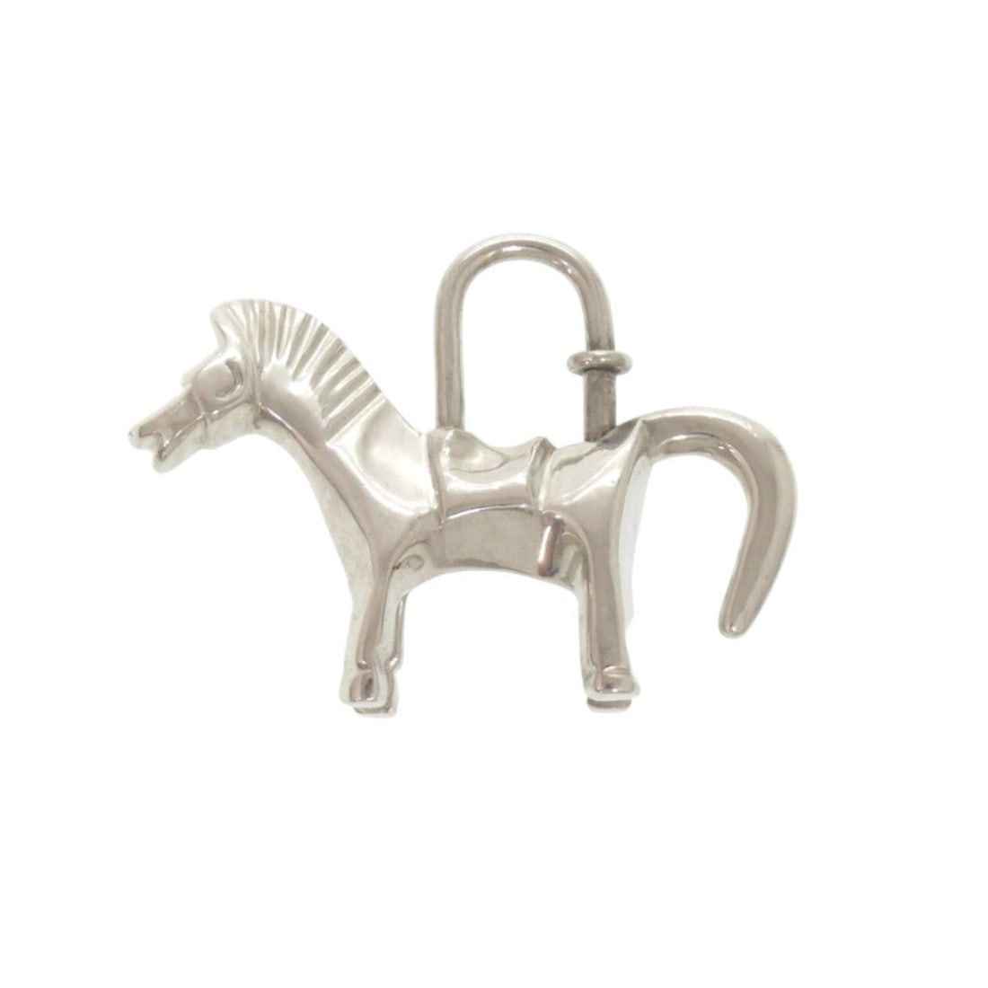 Hermes Horse Sterling Silver 925 Vintage Cadena Charm 1408HERMES: --- Catalog ---Category: SizeSize (HxWxD): 30.00mm x 45.00mm / 1.18'' x 1.77''Category: DesignType: Keyring charmColor: SilverGender: Women,MenMaterial: Silver 925Category: GeneralBrand: HermesCountry