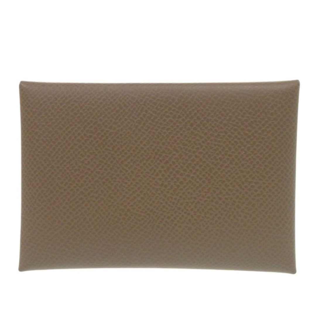 Hermes Calvi Duo Veau Epsom Etoupe W stamp (2024 production) Business card holder/card case: --- Catalog ---Category: DesignType: Card caseColor: Etoupe grayGender: WomenMaterial: Epsom leather Category: GeneralBrand: HermesCountry of Origin: FranceCategory: Physical PropertiesSize (HxWxD):