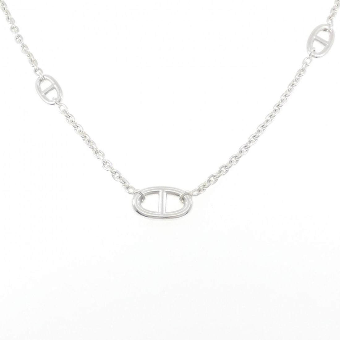Hermes Farandole Necklace: --- Catalog ---Category: SizeNeck Circumference: 78 cm / 30.7''Category: DesignColor: SilverGender: Men,WomenMaterial: Silver 925Necklace Type: NecklaceCategory: GeneralBrand: Hermes--- Item List