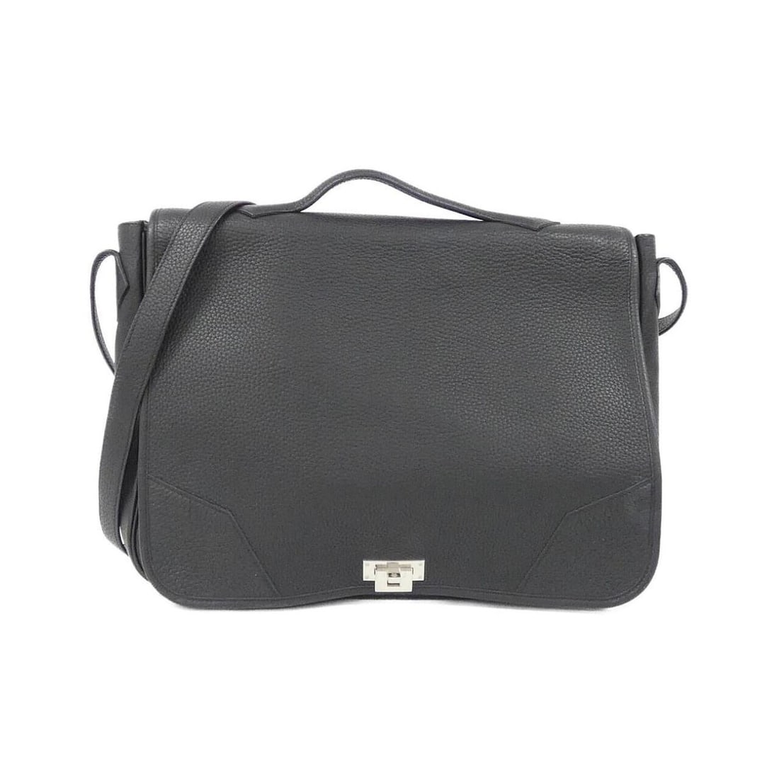 Hermes Hermès Document Victoria 2 Handbag: --- Catalog ---Category: SizeSize (HxWxD): 28cm x 35cm x 6cm / 11.02'' x 13.77'' x 2.36''Category: DesignType: HandbagColor: BlackGender: Women,MenMaterial: Taurillon clemence leather Category: