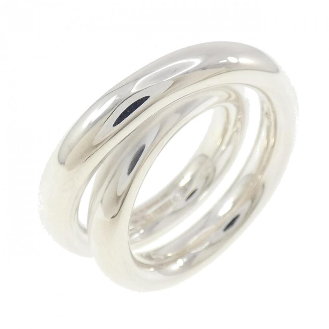 Hermes Vertige Ring: --- Catalog ---Category: SizeUS Size: 5Brand Size: 49Category: DesignType: Band ringColor: SilverGender: WomenMaterial: Silver 925Category: GeneralMPN: H104261BBrand: Hermes--- Item List ---Section: