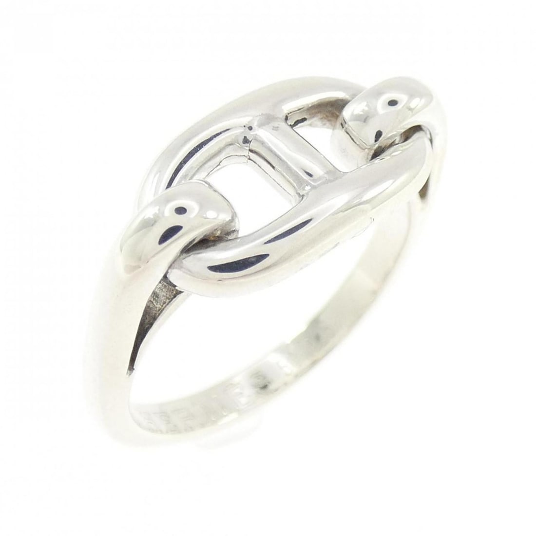 Hermes 925 Ring: --- Catalog ---Category: SizeUS Size: 5.5Brand Size: 50Category: DesignType: Band ringColor: SilverGender: WomenMaterial: Silver 925Category: GeneralBrand: Hermes--- Item List ---Section: