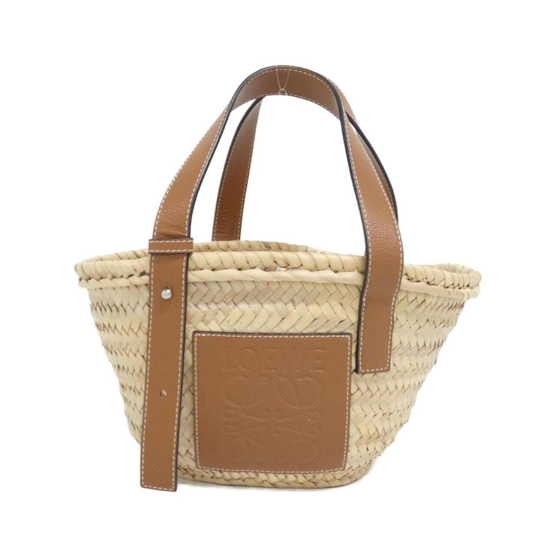 Loewe 327 02 S93 Handbag: --- Catalog ---Category: SizeSize (HxWxD): 17cm x 33cm x 13cm / 6.69'' x 12.99'' x 5.11''Category: DesignType: HandbagColor: BeigeGender: WomenMaterial: Raffia , Leather Leather/Fur Type: CalfskinCate
