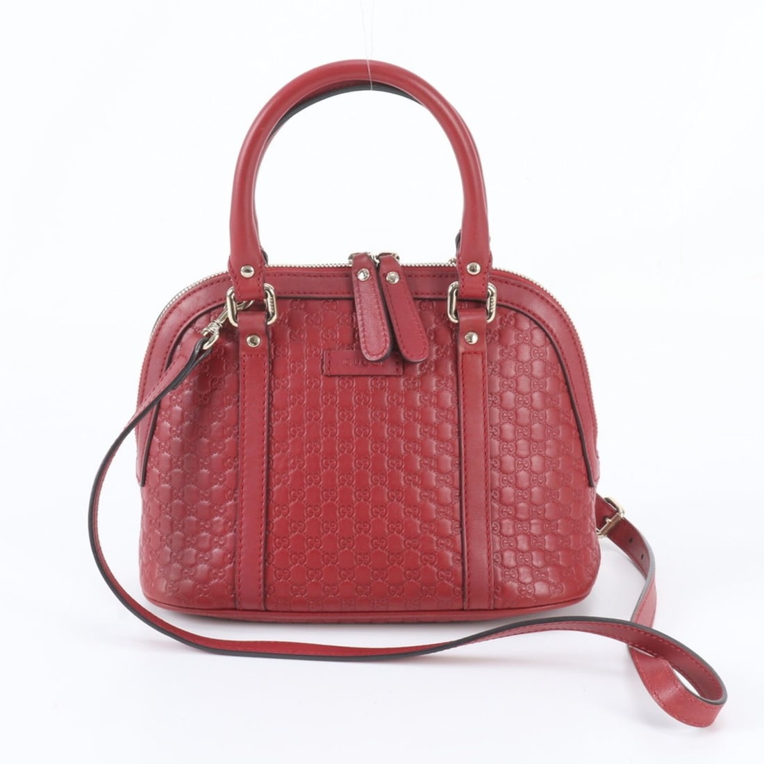 Gucci Micro Guccissima 449654 Leather 2-Way Handbag Shoulder Bag Brand Men's: --- Catalog ---Category: SizeSize (HxWxD): 18cm x 25cm x 12cm / 7.08'' x 9.84'' x 4.72''Category: DesignType: Handbag, Shoulder bagColor: Red colorGender: MenMaterial: Leather Category: GeneralBrand: 