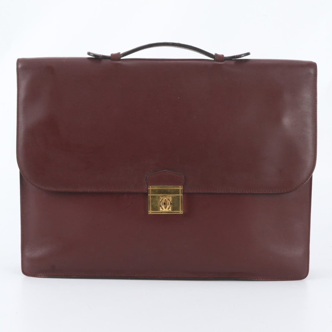 Cartier Must de Bordeaux Leather Handbag Briefcase A4 Men's: --- Catalog ---Category: SizeSize (HxWxD): 30cm x 40cm x 7cm / 11.81'' x 15.74'' x 2.75''Category: DesignType: BriefcaseColor: Wine redGender: MenMaterial: Leather Category: GeneralBrand: Cartier---