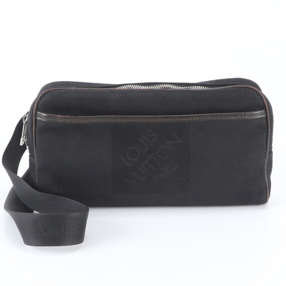 Louis Vuitton Damier Geant Acrobat M93620 Leather Shoulder Bag Waist Pouch for Men: --- Catalog ---Category: SizeSize (HxWxD): 16cm x 27cm x 4cm / 6.29'' x 10.62'' x 1.57''Category: DesignType: Fanny pack, Shoulder bagColor: NoirGender: MenMaterial: Leather , Canvas Category: General