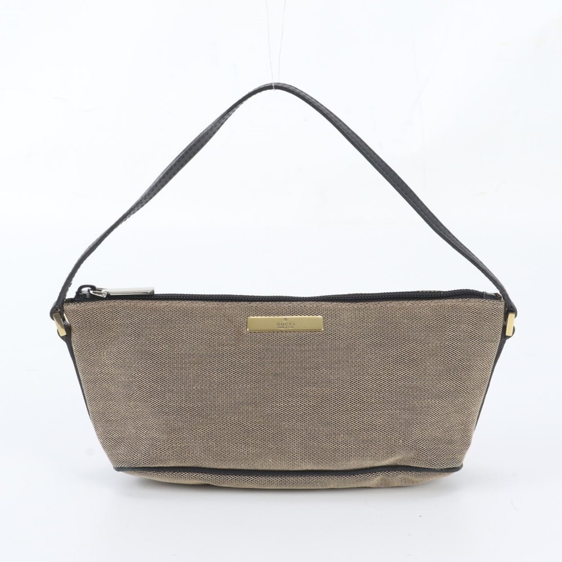 Gucci 07198 Leather Canvas Shoulder Bag Handbag Brown Brand Women's: --- Catalog ---Category: SizeSize (HxWxD): 11cm x 22cm x 8cm / 4.33'' x 8.66'' x 3.14''Category: DesignType: Handbag, Shoulder bagColor: Black, BrownGender: WomenMaterial: Leather , Canvas Category: G