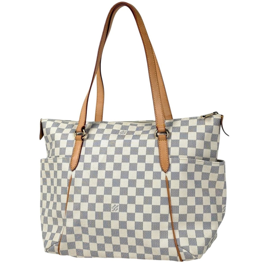 Louis Vuitton Totally MM Tote Bag Shoulder Damier Azur White N51262 Women's: --- Catalog ---Category: SizeSize (HxWxD): 29cm x 33cm x 15cm / 11.41'' x 12.99'' x 5.9''Category: DesignType: Shoulder bag, Tote bagColor: WhiteGender: WomenMaterial: Damier Azur Category: GeneralLin