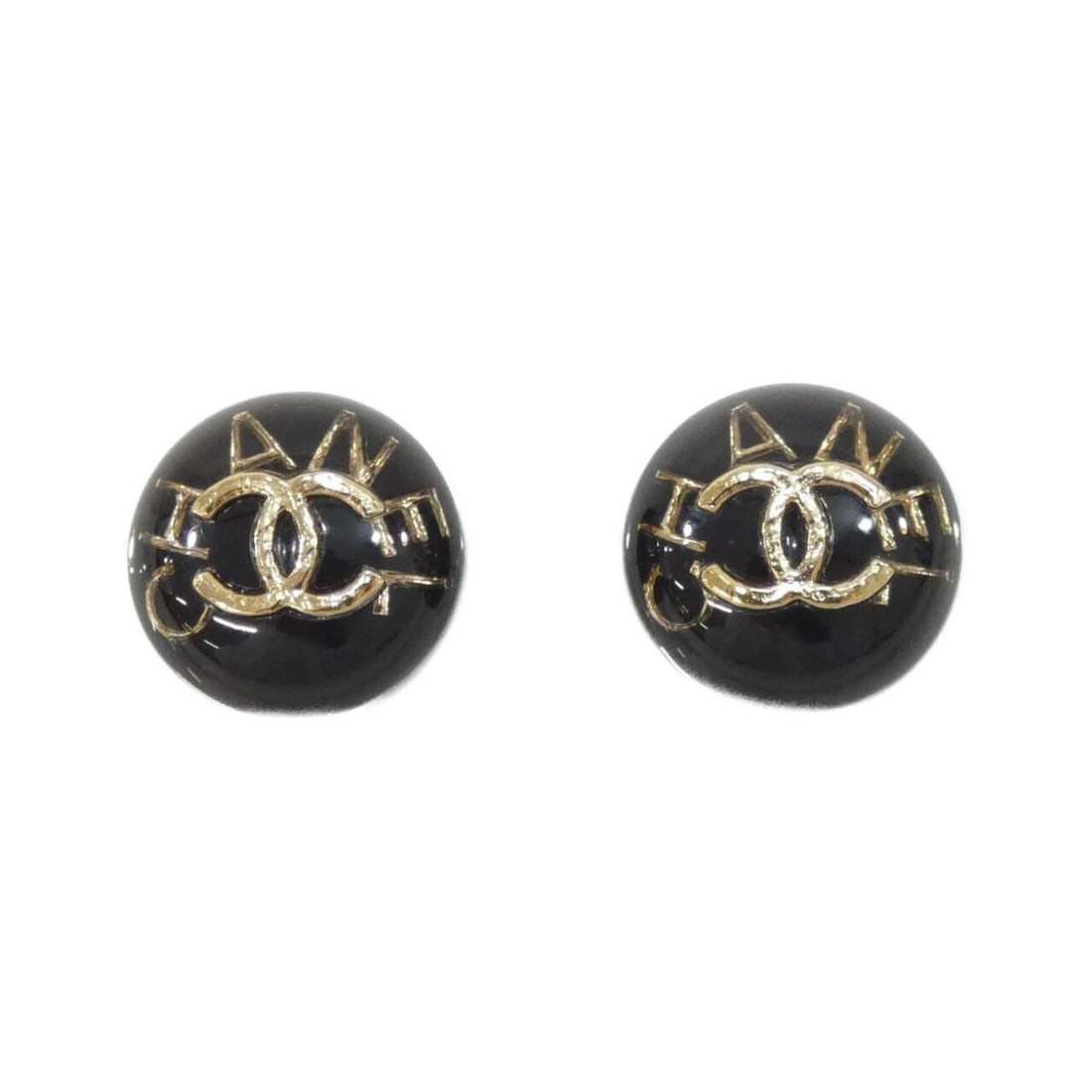 Chanel AB9013 Earrings: --- Catalog ---Category: SizeSize (HxWxD): 17.00mm x 17.00mm / 0.67'' x 0.67''Category: DesignType: Stud earringsColor: BlackGender: WomenCategory: GeneralMPN: AB9013Brand: Chanel--- Item List