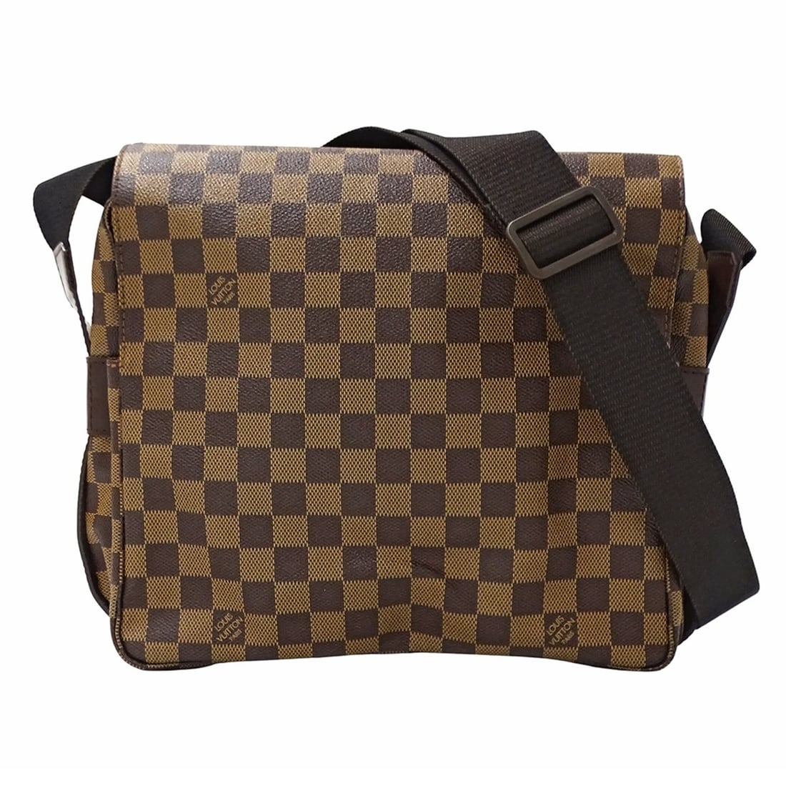 Louis Vuitton LOUIS VUITTON Damier Handbag Men's Brand Shoulder Bag Naviglio N45255 Brown: --- Catalog ---Category: SizeSize (HxWxD): 24cm x 28cm x 14cm / 9.44'' x 11.02'' x 5.51''Category: DesignType: Handbag, Shoulder bagColor: Brown, Damier CanvasGender: MenMaterial: Damier Canvas Catego