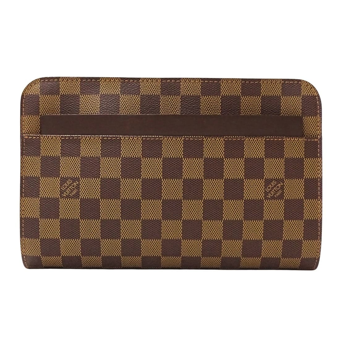 Louis Vuitton LOUIS VUITTON Damier Handbag Men's Brand Clutch Bag Second Saint N51993 Brown: --- Catalog ---Category: SizeSize (HxWxD): 16cm x 24cm x 6cm / 6.29'' x 9.44'' x 2.36''Category: DesignType: Clutch bag, HandbagColor: Brown, Damier Canvas, GalleGender: MenMaterial: Damier Canvas Cat