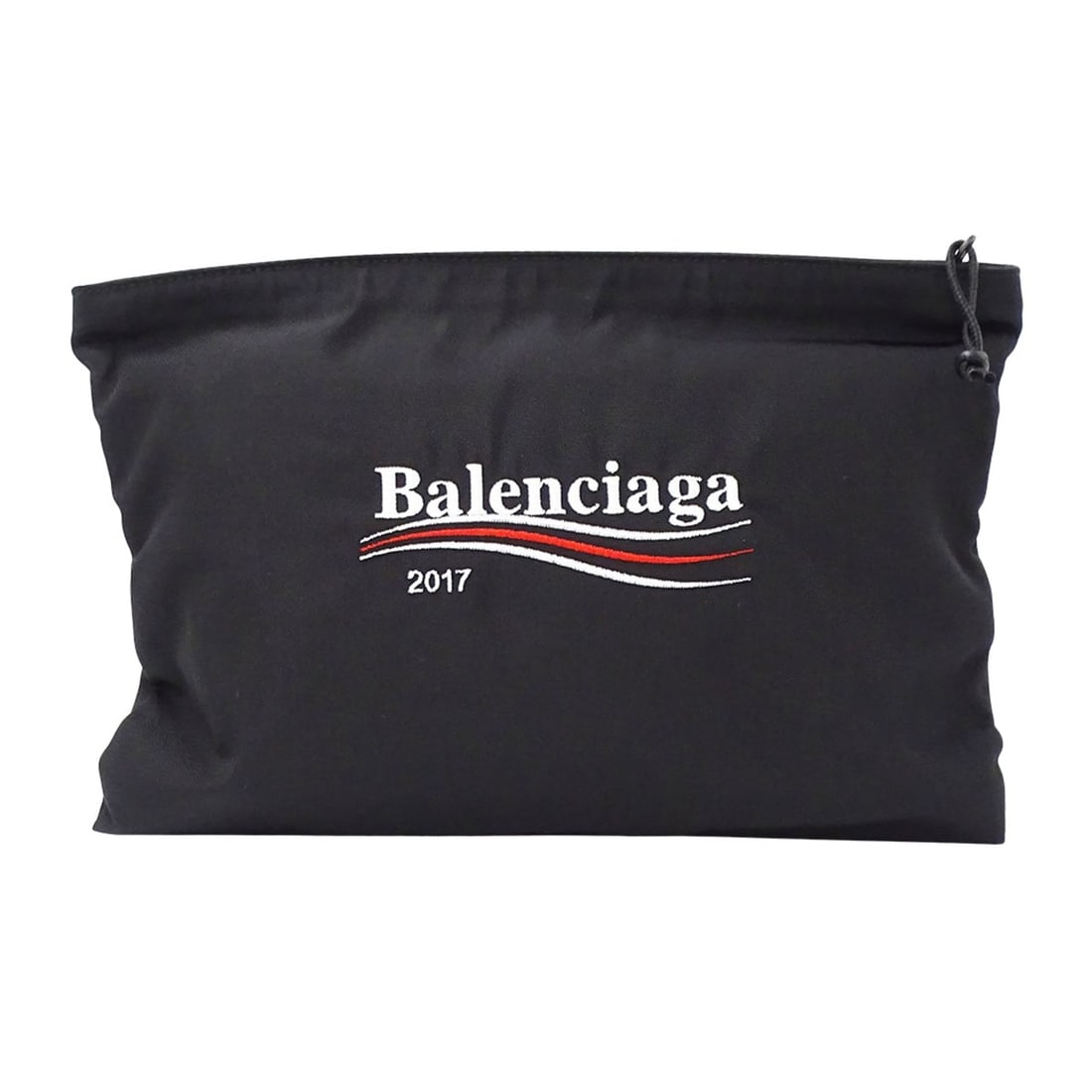 Balenciaga BALENCIAGA handbag for women and men, brand clutch bag, second campaign logo, nylon,: --- Catalog ---Category: SizeSize (HxWxD): 22.5cm x 32.5cm x 3cm / 8.85'' x 12.79'' x 1.18''Category: DesignType: Clutch bag, Handbag, PouchColor: BlackGender: Men,WomenMaterial: Nylon Category: Gener