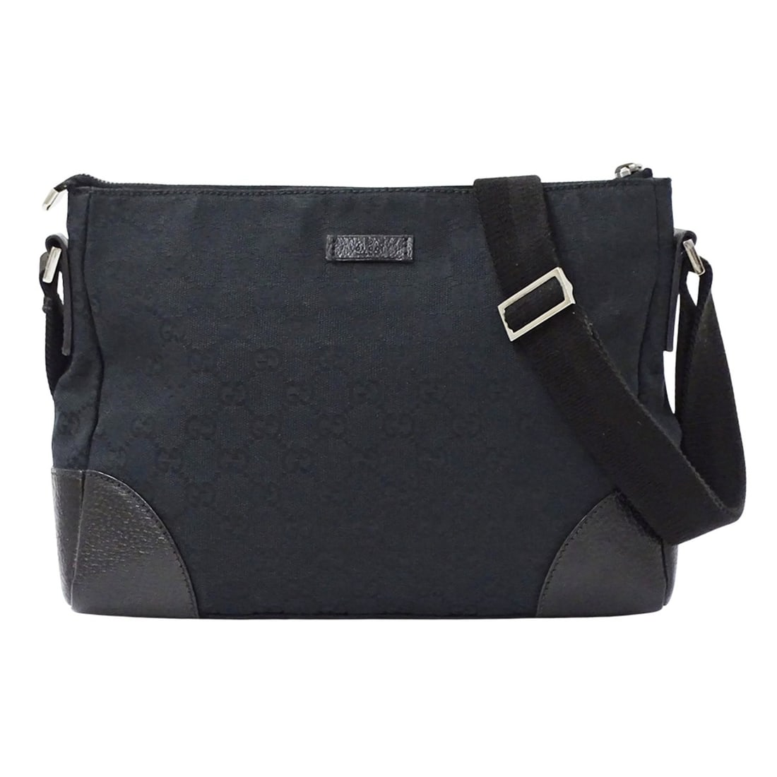 Gucci GUCCI handbag for women, brand shoulder bag, GG canvas, black, 114273: --- Catalog ---Category: SizeSize (HxWxD): 21cm x 28cm x 8.5cm / 8.26'' x 11.02'' x 3.34''Category: DesignType: Handbag, Shoulder bagColor: BlackGender: WomenMaterial: GG canvas Category: GeneralMPN: 