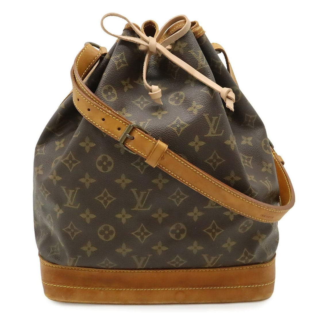 LOUIS VUITTON Louis Vuitton Monogram Noe Shoulder Bag Model M42224: --- Catalog ---Category: SizeSize (HxWxD): 34.5cm x 26cm x 19cm / 13.58'' x 10.23'' x 7.48''Category: DesignType: Shoulder bagColor: BrownGender: WomenMaterial: Monogram , Canvas , PVC , Coated canvas