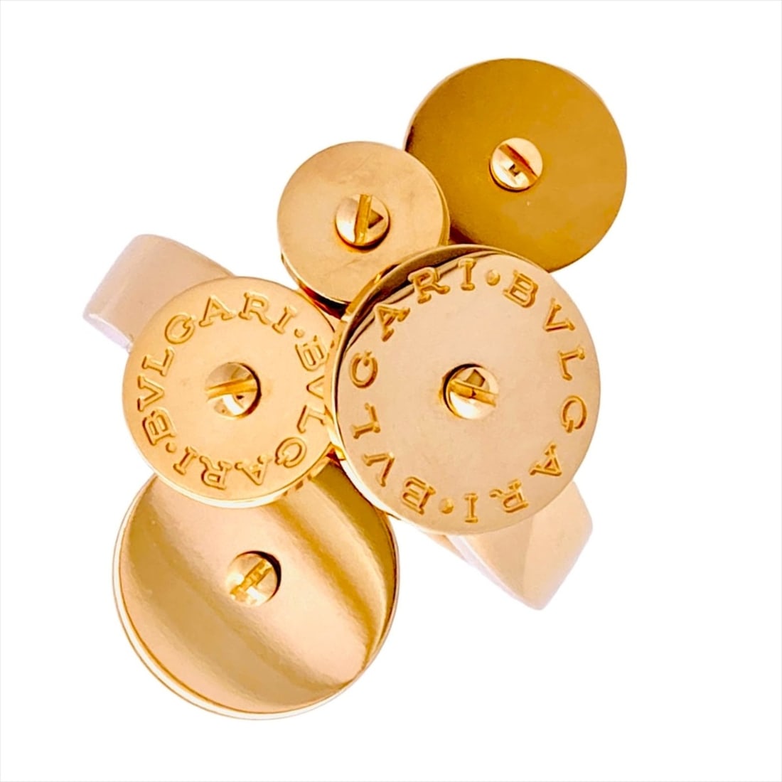 Bulgari BVLGARI Cycladi Ring, approximately 18K Yellow Gold, 11.0g, Women's Ring: --- Catalog ---Category: SizeJP Size: 11US Size: 6Category: DesignType: Band ringColor: Yellow goldGender: WomenMaterial: Yellow gold (18K)Category: GeneralBrand: BvlgariCountry of Origin: Italy--- It