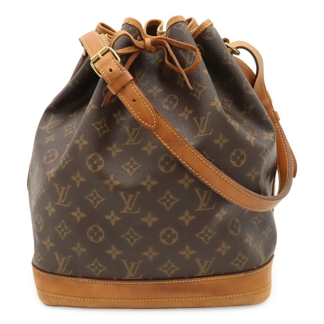 LOUIS VUITTON Louis Vuitton Monogram Noe Shoulder Bag Model M42224: --- Catalog ---Category: SizeSize (HxWxD): 34.5cm x 25.5cm x 19cm / 13.58'' x 10.03'' x 7.48''Category: DesignType: Shoulder bagColor: BrownGender: WomenMaterial: Monogram , Canvas , PVC , Coated canv