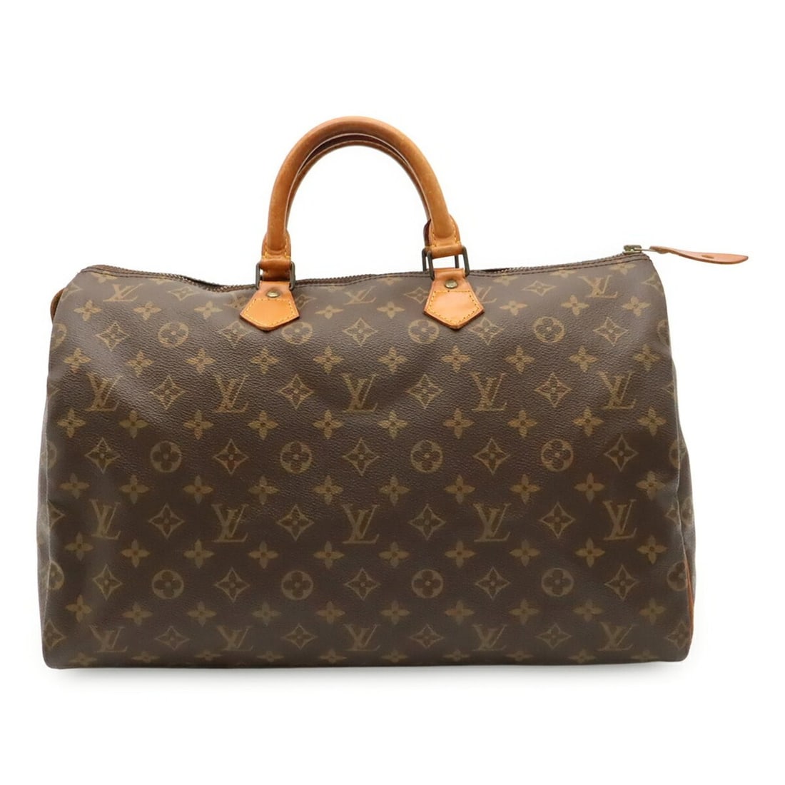 LOUIS VUITTON Louis Vuitton Monogram Speedy 40 Handbag Travel Bag M41522: --- Catalog ---Category: SizeSize (HxWxD): 25.5cm x 41.5cm x 19cm / 10.03'' x 16.33'' x 7.48''Category: DesignType: Boston bag, HandbagColor: BrownGender: WomenMaterial: Monogram , Canvas , PVC , Coat