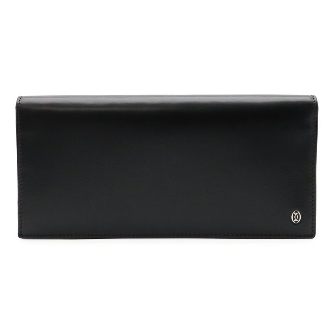 Cartier Pasha de Line Bi-fold Long Wallet, Calf Leather, Black, L3000440: --- Catalog ---Category: SizeSize (HxWxD): 9cm x 19cm / 3.54'' x 7.48''Category: DesignType: Long wallet (bi-fold)Color: BlackGender: Women,MenMaterial: Leather Category: GeneralBrand: CartierCountry 