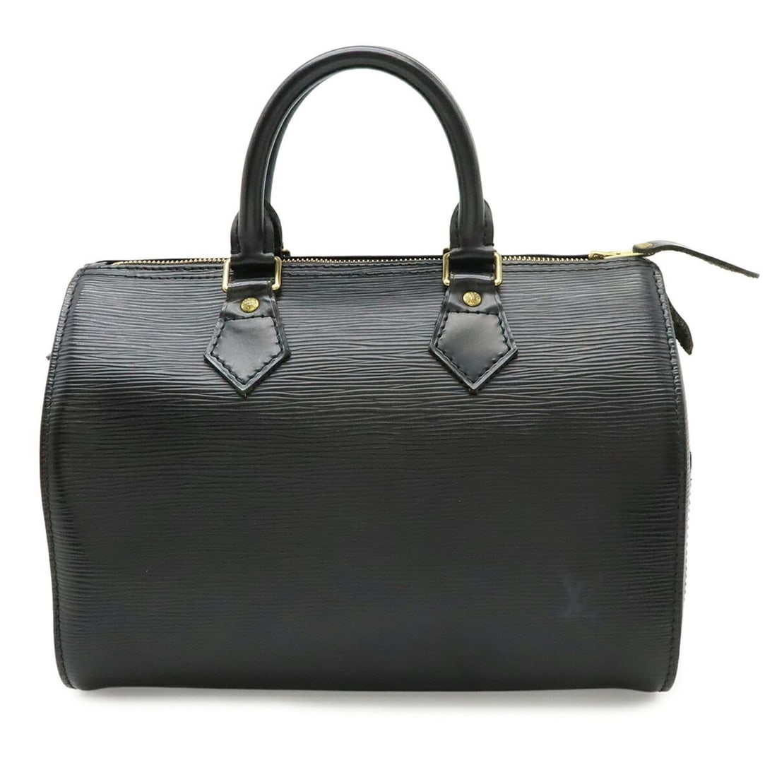 LOUIS VUITTON Epi Speedy 25 Handbag, Noir Black, M59032: --- Catalog ---Category: SizeSize (HxWxD): 19cm x 27.5cm x 15cm / 7.48'' x 10.82'' x 5.9''Category: DesignType: Boston bag, HandbagColor: NoirGender: Women,MenMaterial: Epi leather Category: GeneralBr