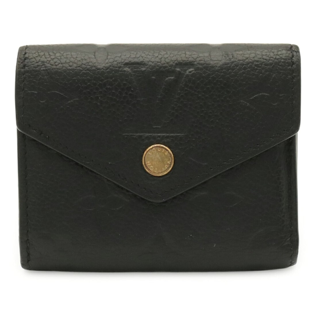 LOUIS VUITTON Louis Vuitton Monogram Empreinte Portefeuille Zoe Tri-fold Wallet Noir Black M62935: --- Catalog ---Category: SizeSize (HxWxD): 8cm x 9.5cm / 3.14'' x 3.74''Category: DesignType: Wallet (tri-fold)Color: Black, NoirGender: WomenMaterial: Monogram Empreinte Category: GeneralMPN: M62935B