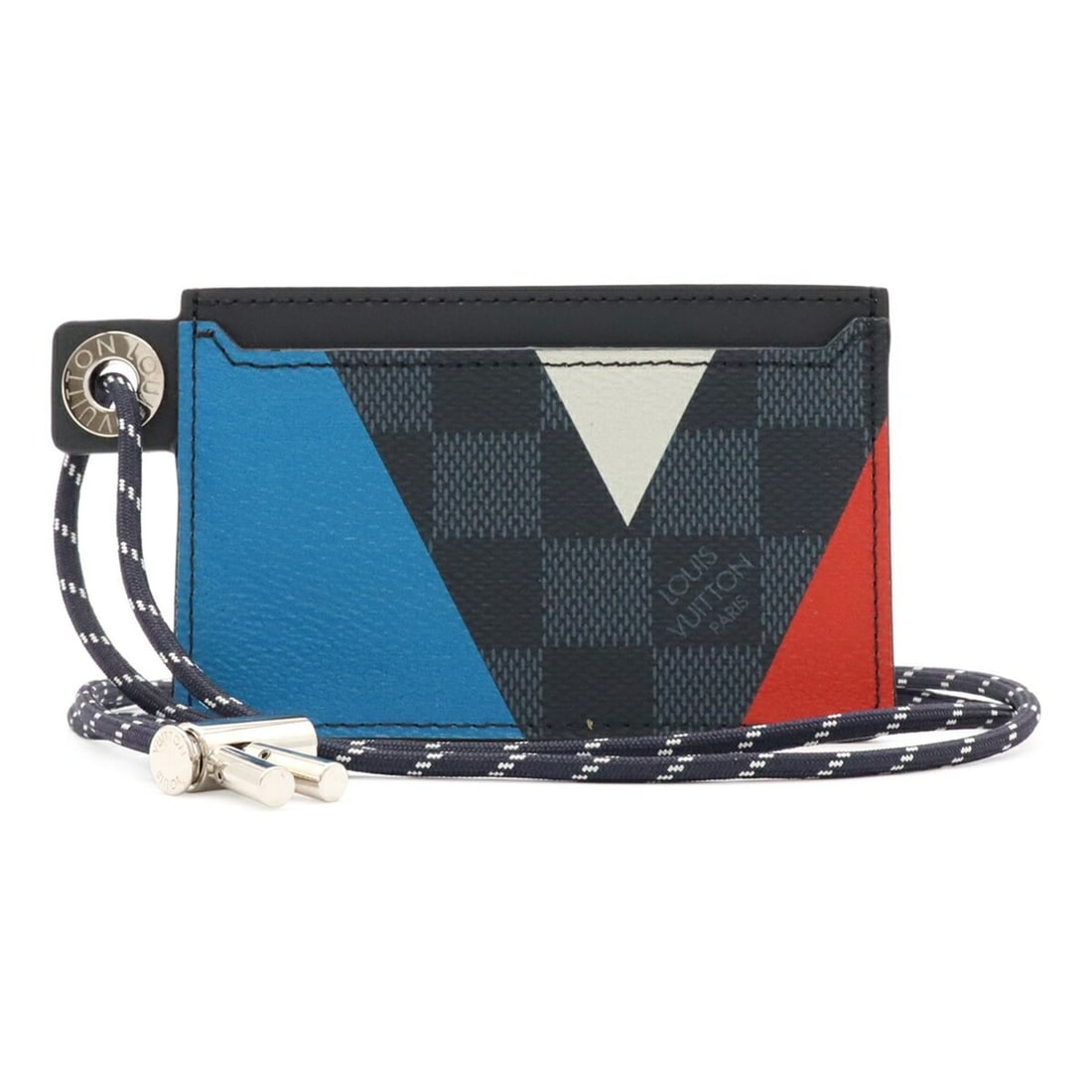LOUIS VUITTON Louis Vuitton Damier Cobalt V-Line Portecarte Code America's Cup Business Card: --- Catalog ---Category: DesignType: Business card caseColor: Blue, Damier Cobalt, Navy, Red color, WhiteGender: MenMaterial: PVC Category: GeneralMPN: N41629Brand: Louis VuittonCategory: Physical Pro