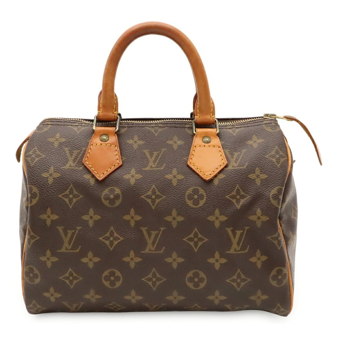 LOUIS VUITTON Louis Vuitton Monogram Speedy 25 Handbag M41528: --- Catalog ---Category: SizeSize (HxWxD): 18cm x 26cm x 14.5cm / 7.08'' x 10.23'' x 5.7''Category: DesignType: HandbagColor: Brown, Monogram, WhiteGender: WomenMaterial: Monogram Category: GeneralMPN