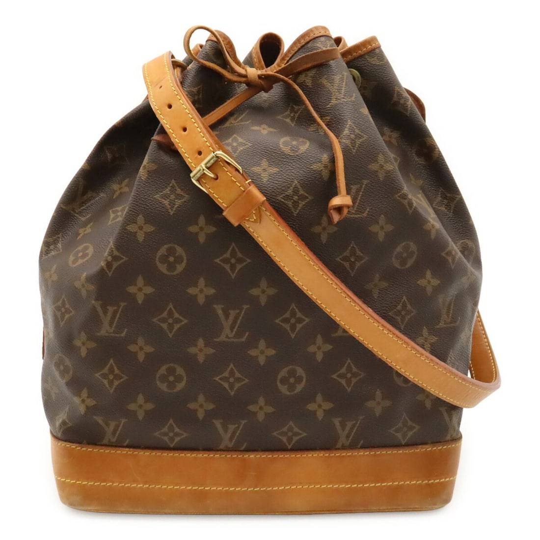 LOUIS VUITTON Louis Vuitton Monogram Noe Shoulder Bag Model M42224: --- Catalog ---Category: SizeSize (HxWxD): 35cm x 26cm x 18.5cm / 13.77'' x 10.23'' x 7.28''Category: DesignType: Shoulder bagColor: Brown, Monogram, WhiteGender: WomenMaterial: Monogram Category: Gen