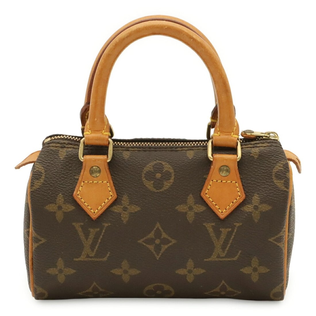 LOUIS VUITTON Louis Vuitton Monogram Mini Speedy Handbag Pouch M41534: --- Catalog ---Category: SizeSize (HxWxD): 9.5cm x 16cm x 7cm / 3.74'' x 6.29'' x 2.75''Category: DesignType: Handbag, PouchColor: Brown, MonogramGender: WomenMaterial: Monogram Mini Category: General
