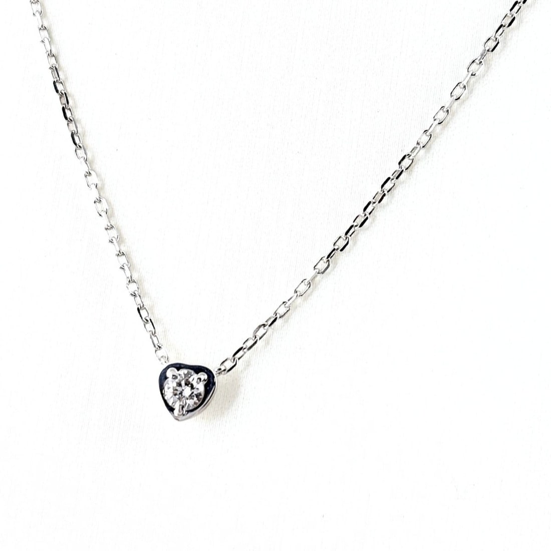 Cartier Diamants Légers de Heart Necklace Pendant Diamond d'Amour 750 Women's (1 of 15)