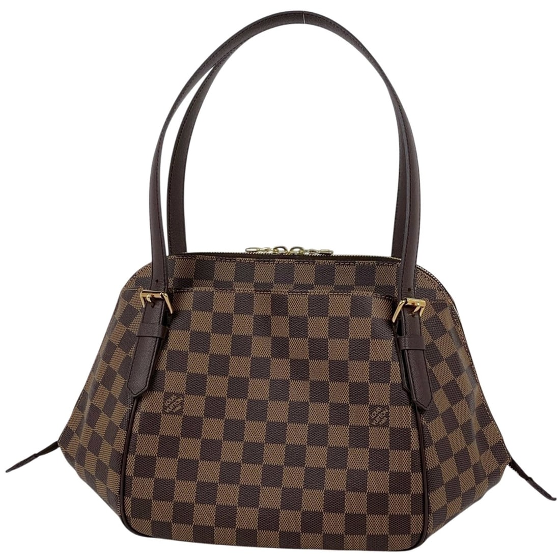 Louis Vuitton Belem MM Handbag, Damier Brown, N51174, Women's: --- Catalog ---Category: SizeSize (HxWxD): 24cm x 24cm x 14cm / 9.44'' x 9.44'' x 5.51''Category: DesignType: HandbagColor: Brown, Damier CanvasGender: WomenMaterial: Damier Canvas Category: GeneralMP